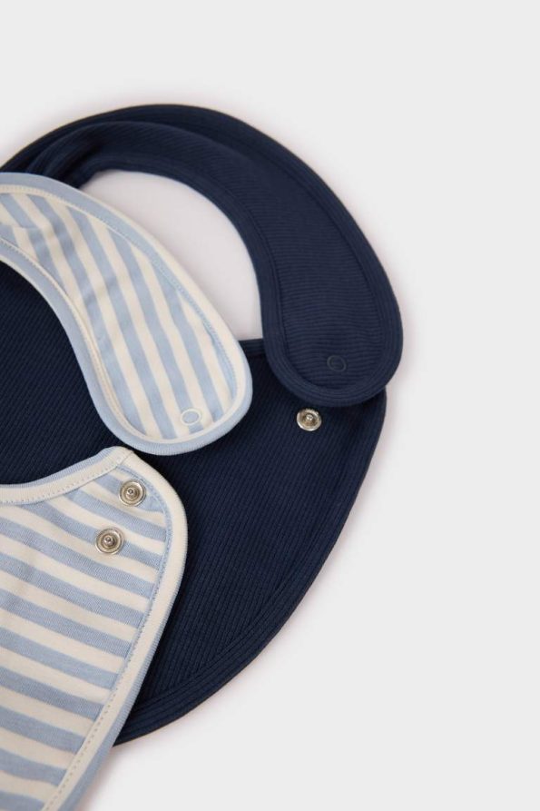 Boys' Printed 2-Pack Cotton Bibs