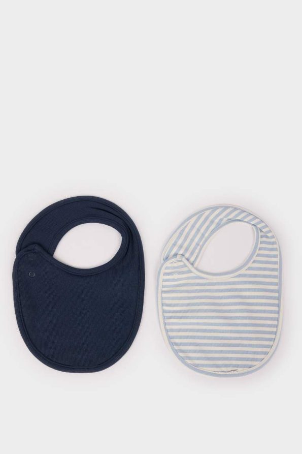 Boys' Printed 2-Pack Cotton Bibs