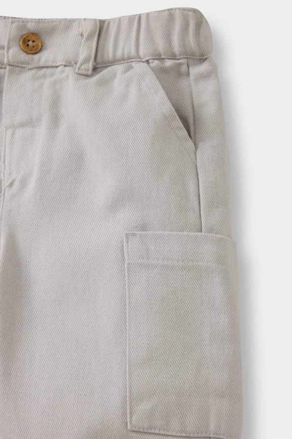 Boys' Stretch Band Cuffed Gabardine Pants
