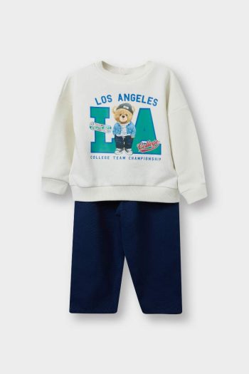Boys' 2-Piece Printed Sweatshirt and Pants Set
