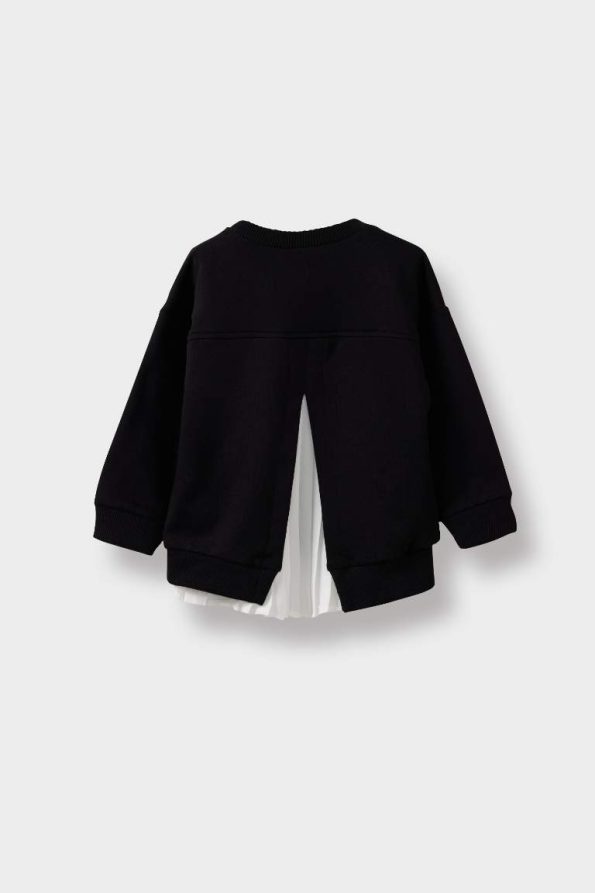 Girls' Soft Fleece Lined Printed Sweatshirt
