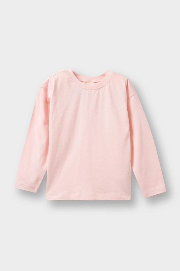 Girls' Baby Crew Neck Long Sleeve T-Shirt Set