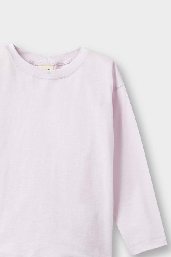 Girls' Baby Crew Neck Long Sleeve T-Shirt Set