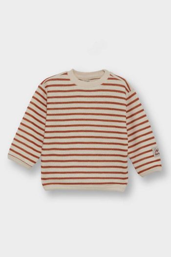 Boys' Striped Crew Neck Sweatshirt