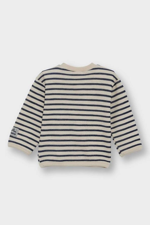 Boys' Striped Crew Neck Sweatshirt