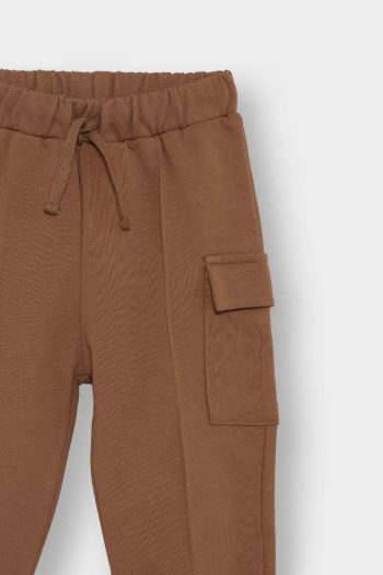 Boys' Elastic Waist Cargo Sweatpants