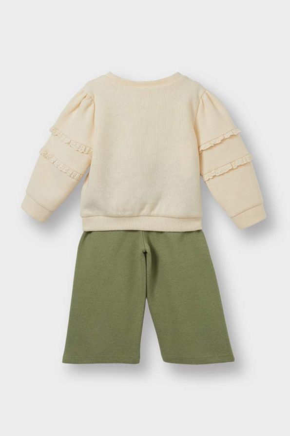 Girls' Baby 2-Piece Sweatshirt and Jogger Set