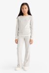 Girls' Long Sleeve Printed T-Shirt and Sweatpants Set