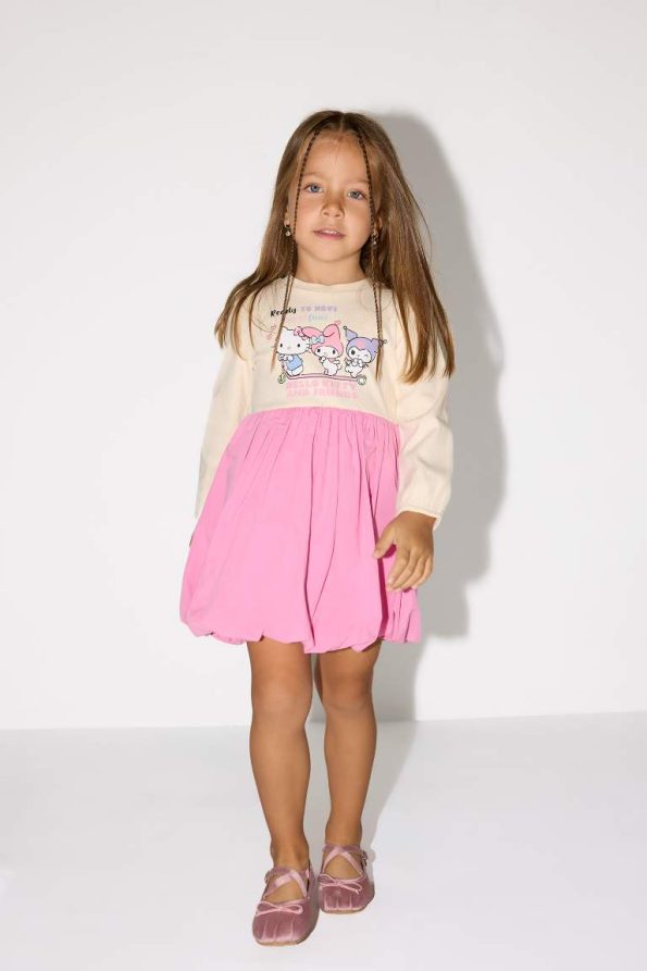 Hello Kitty Long Sleeve Baby Girl Dress