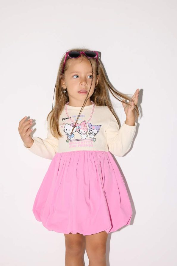 Hello Kitty Long Sleeve Baby Girl Dress