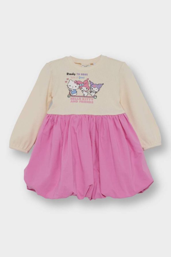 Hello Kitty Long Sleeve Baby Girl Dress
