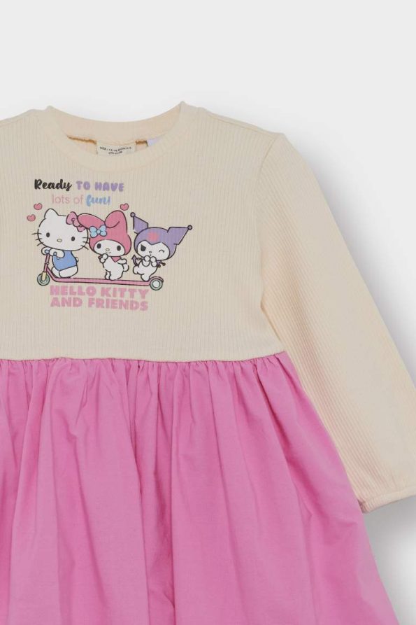 Hello Kitty Long Sleeve Baby Girl Dress
