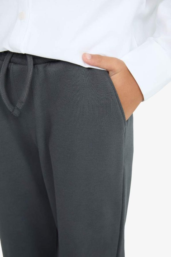 Boys' Elastic Waist Plain Leg Sweatpants