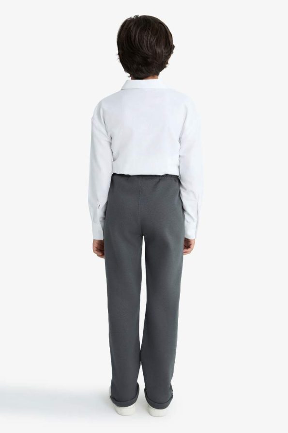 Boys' Elastic Waist Plain Leg Sweatpants