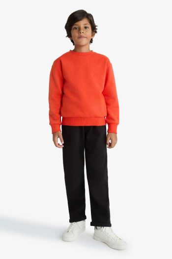 Boys' Elastic Waist Plain Leg Pike Sweatpants