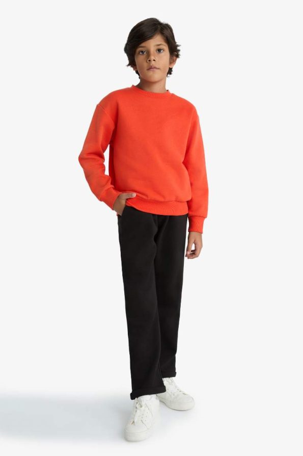 Boys' Elastic Waist Plain Leg Pike Sweatpants
