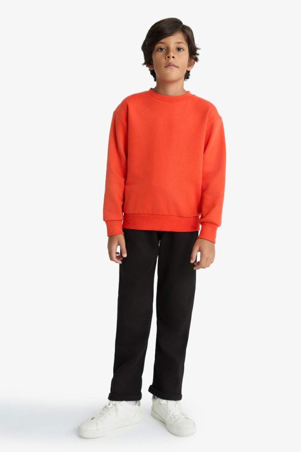 Boys' Elastic Waist Plain Leg Pike Sweatpants