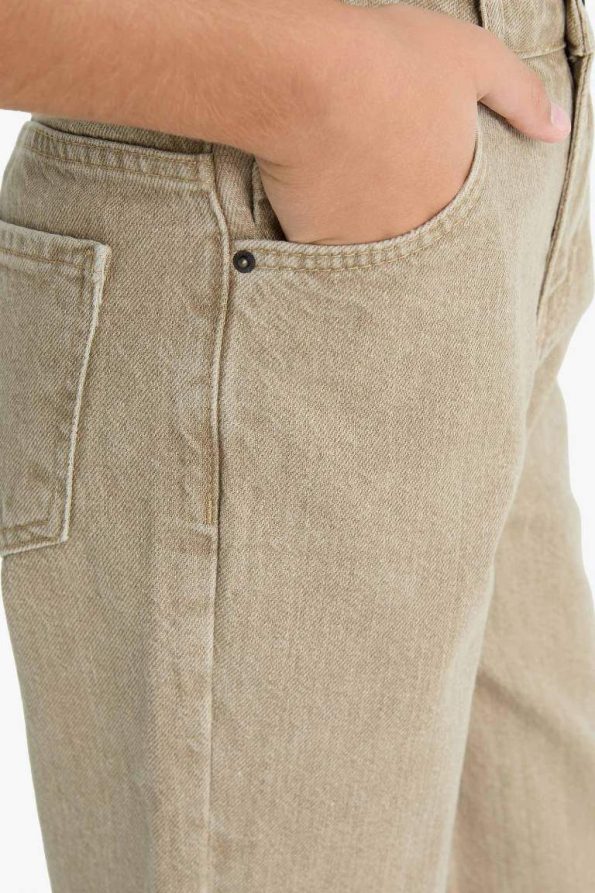 Boys' Wide Leg Straight Jeans