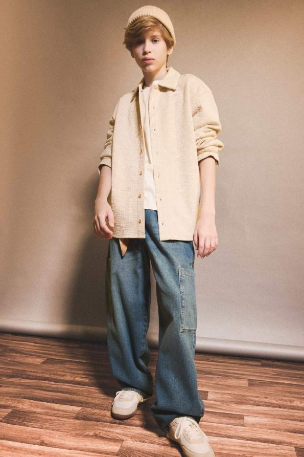 Boys' Barrel Fit Straight Leg Jeans