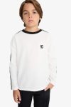Boys' Oversized Wide Fit Crew Neck Appliqué Waffle Long Sleeve T-Shirt