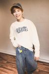 Boys' Oversized Loose Fit Printed Long Sleeve T-Shirt