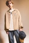Boys' Oversized Fit Long Sleeve Polo Shirt