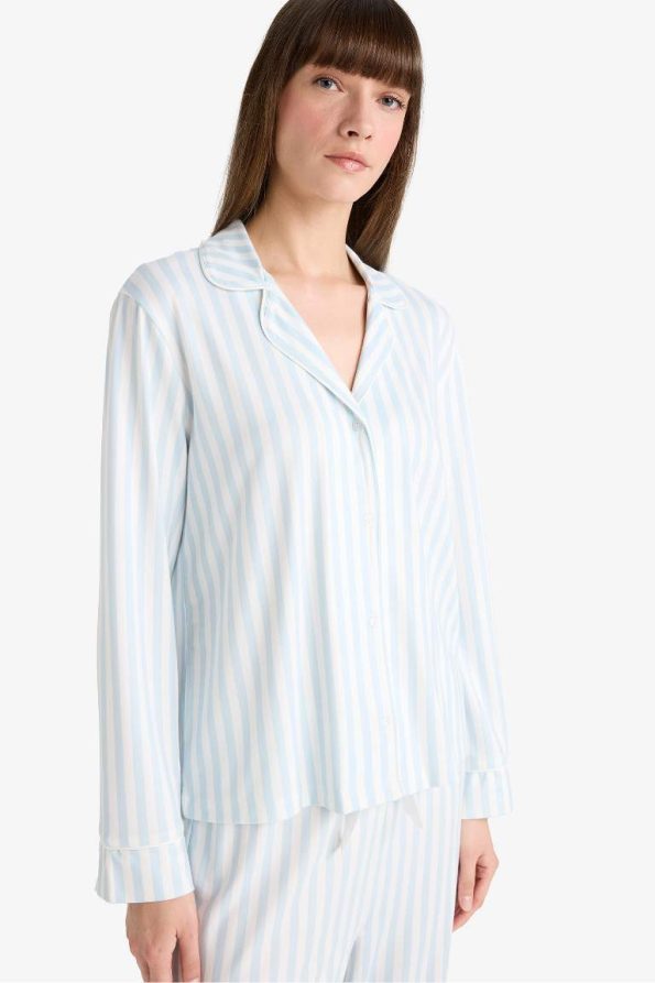 Striped Long Sleeve Pajama Set for Kids