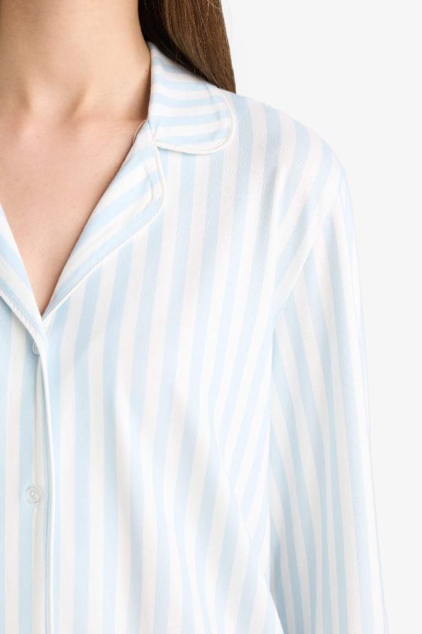 Striped Long Sleeve Pajama Set for Kids