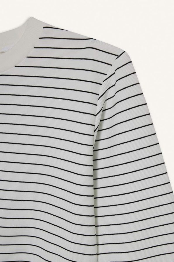 Boys' Striped Crew Neck Sweatshirt