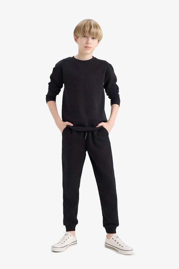 Boys' Elastic Waist School Jogger Pants