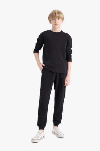 Boys' Elastic Waist School Jogger Pants