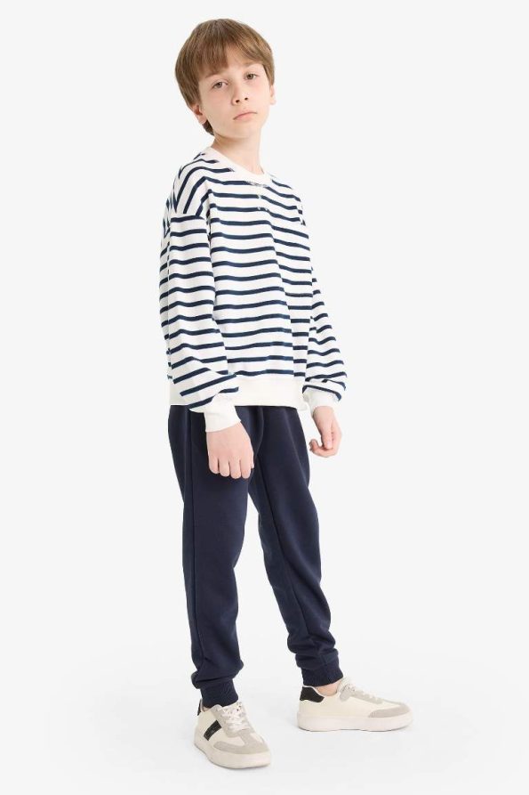 Boys' Elastic Waist School Jogger Pants