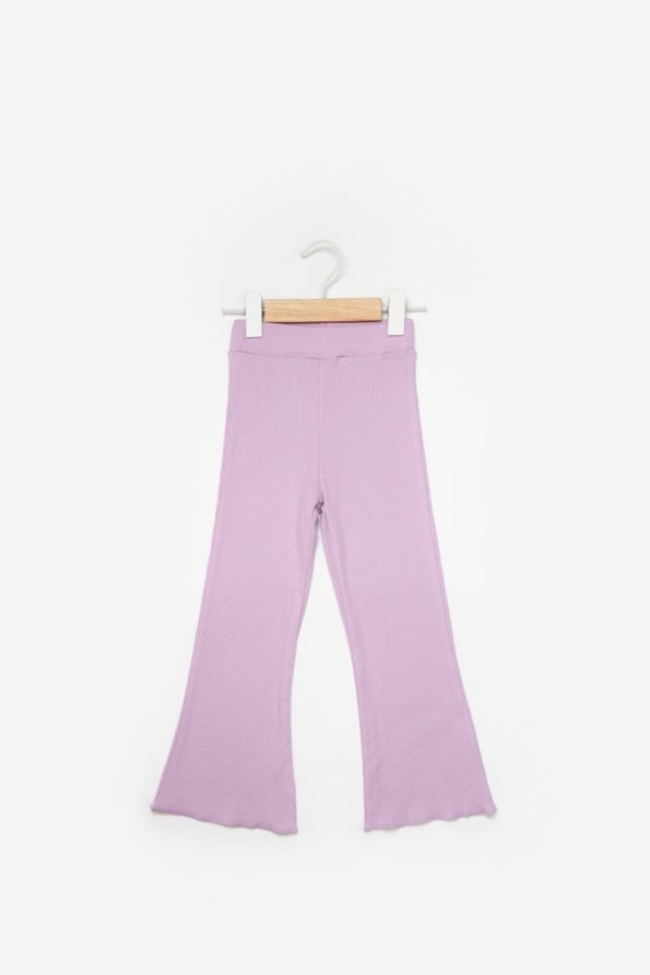 Lilac Bow Detail Girls' Tracksuit Set
