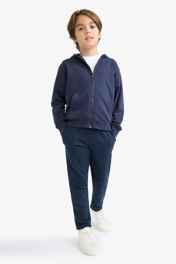 Boys' Elastic Waist Plain Jogger Pants