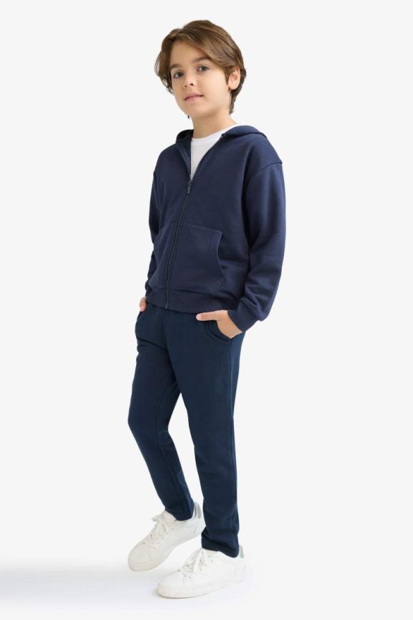 Boys' Elastic Waist Plain Jogger Pants