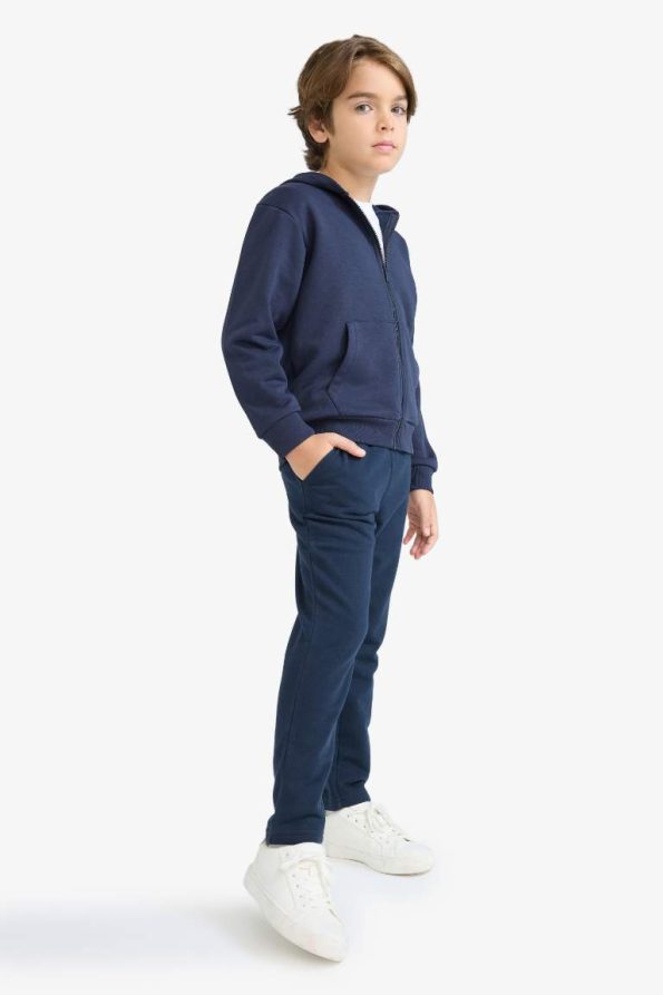 Boys' Elastic Waist Plain Jogger Pants