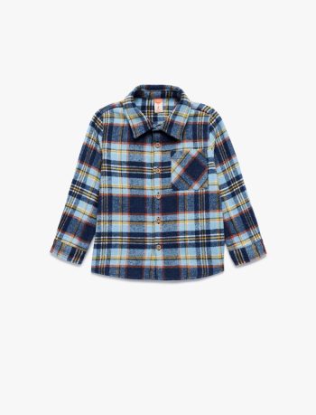 Baby Boy Checked Flannel Shirt