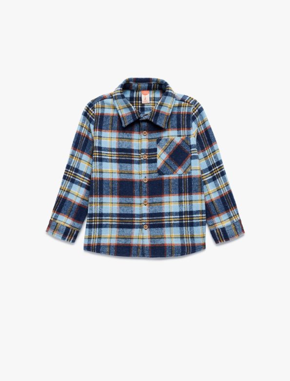 Baby Boy Checked Flannel Shirt