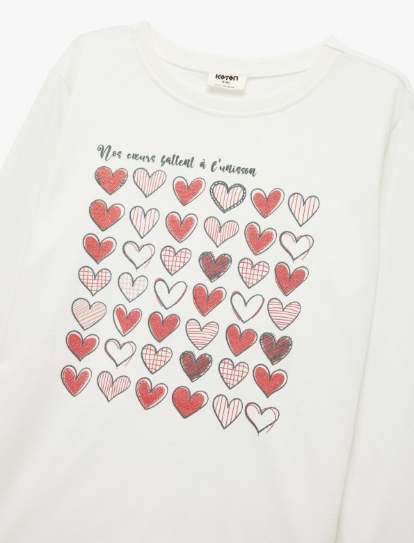 Girl Heart Printed T-Shirt