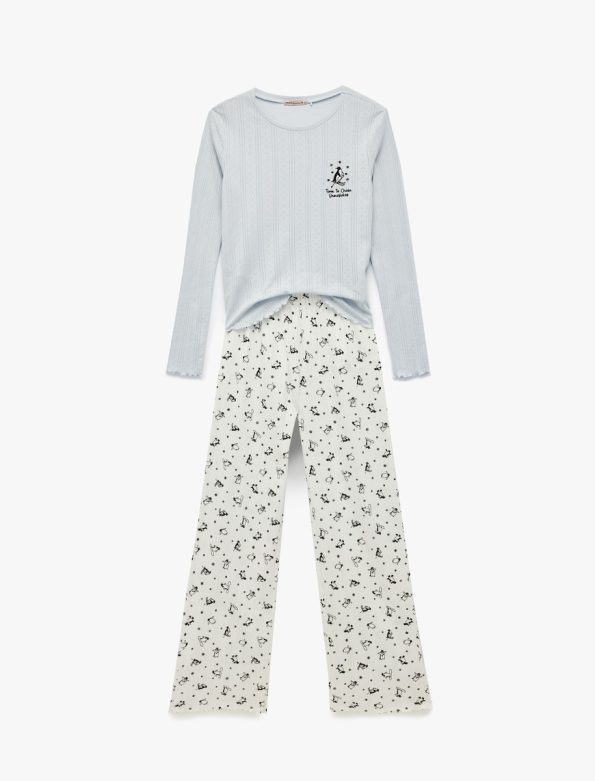 Printed Pajama Set