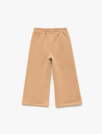 Girls' Baby Elastic Waist Wide Leg Sweatpants