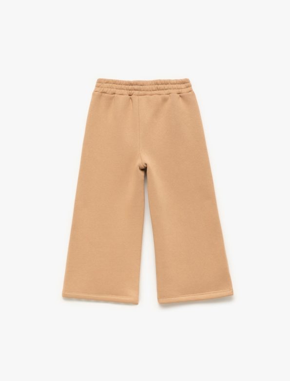 Girls' Baby Elastic Waist Wide Leg Sweatpants