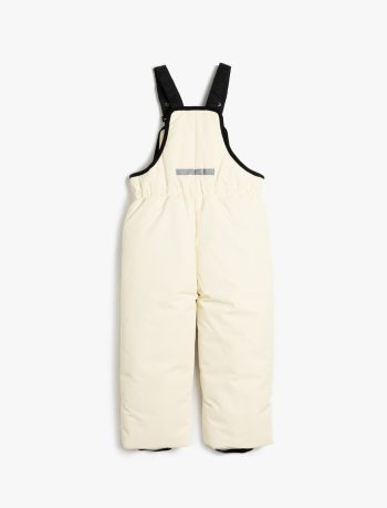 Girls' Baby Zip-Up Ski Bodysuit with Pockets