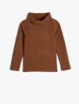Girl Basic T-Shirt Long Sleeve Turtleneck