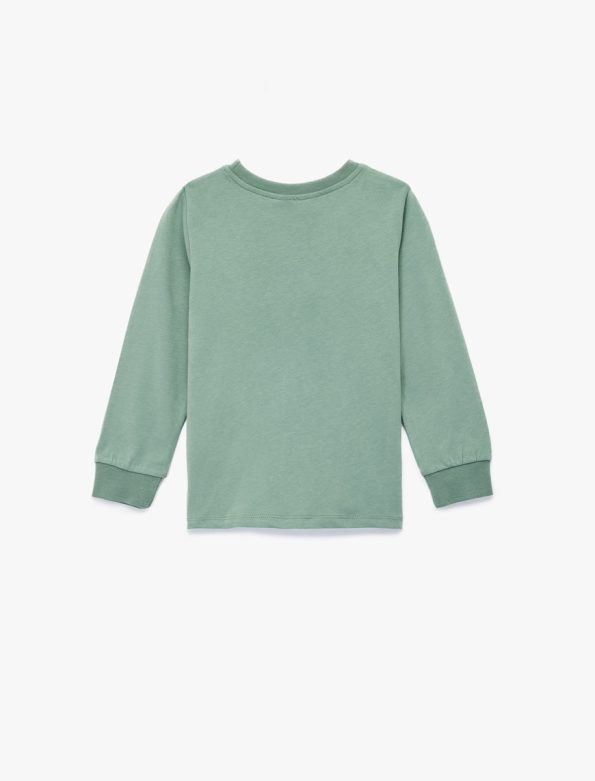 Baby Boy Appliqued Cotton T-Shirt