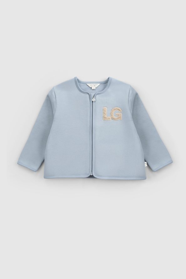Organic Cotton Baby Jacket Blue