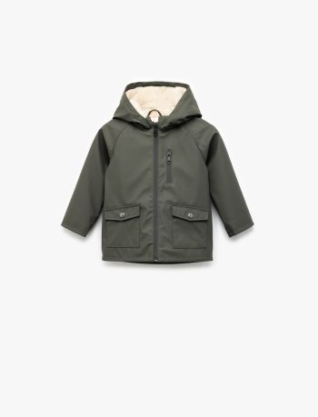 Baby Boy Hooded Raincoat