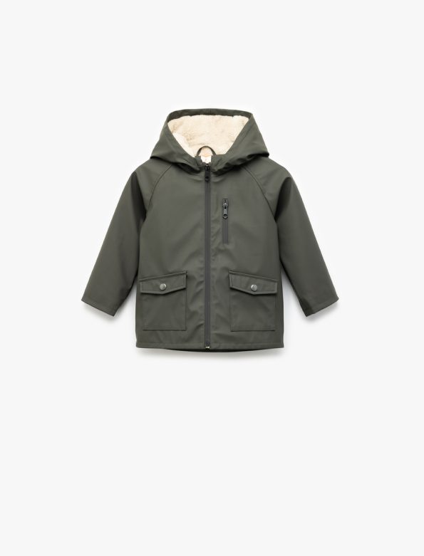 Baby Boy Hooded Raincoat