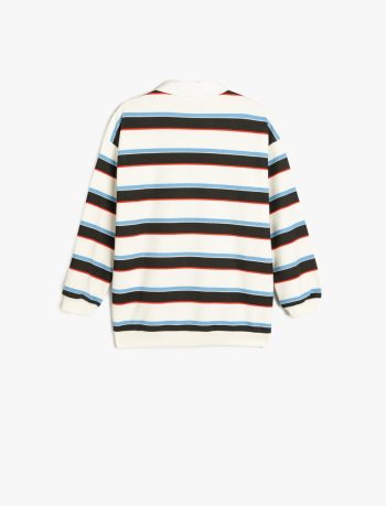 Girl Polo Neck Sweatshirt