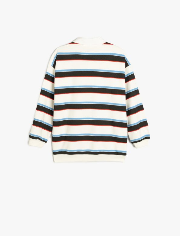 Girl Polo Neck Sweatshirt